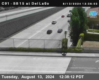 SB 15 at Del Lago bridge