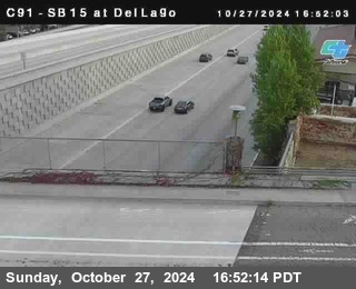 SB 15 at Del Lago bridge