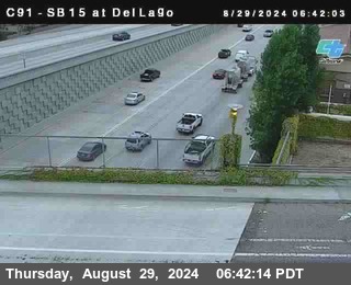 SB 15 at Del Lago bridge