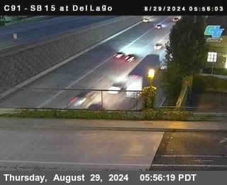 SB 15 at Del Lago bridge