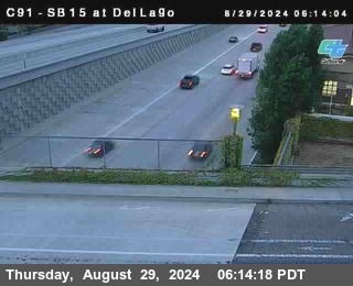 SB 15 at Del Lago bridge