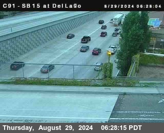 SB 15 at Del Lago bridge