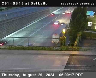 SB 15 at Del Lago bridge