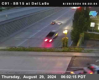 SB 15 at Del Lago bridge