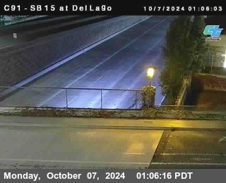 SB 15 at Del Lago bridge