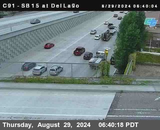 SB 15 at Del Lago bridge