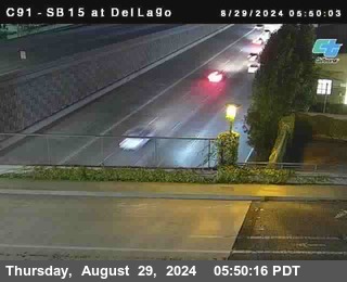 SB 15 at Del Lago bridge