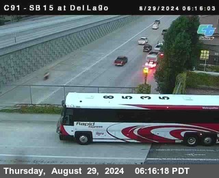 SB 15 at Del Lago bridge