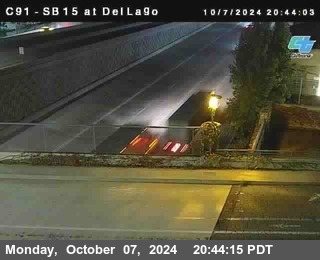 SB 15 at Del Lago bridge