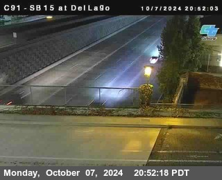 SB 15 at Del Lago bridge