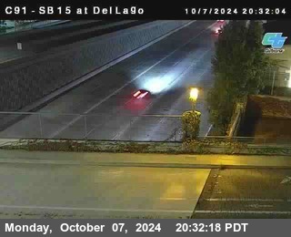 SB 15 at Del Lago bridge