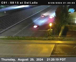 SB 15 at Del Lago bridge