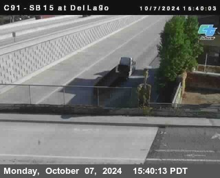 SB 15 at Del Lago bridge