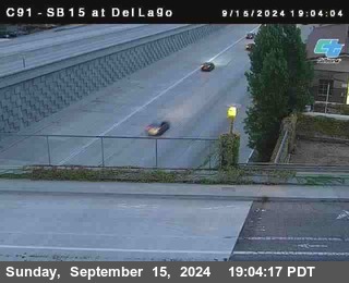 SB 15 at Del Lago bridge