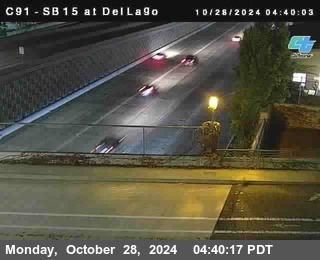 SB 15 at Del Lago bridge