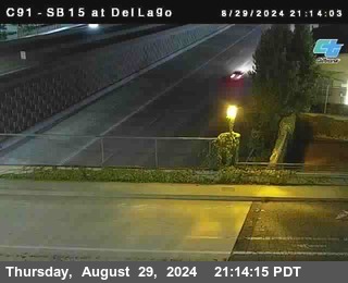 SB 15 at Del Lago bridge