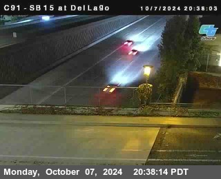 SB 15 at Del Lago bridge