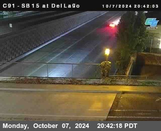 SB 15 at Del Lago bridge