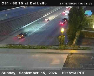 SB 15 at Del Lago bridge