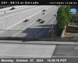 SB 15 at Del Lago bridge