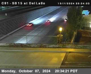 SB 15 at Del Lago bridge