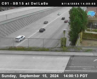 SB 15 at Del Lago bridge