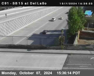 SB 15 at Del Lago bridge