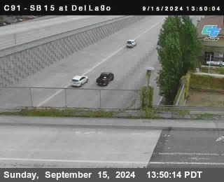 SB 15 at Del Lago bridge