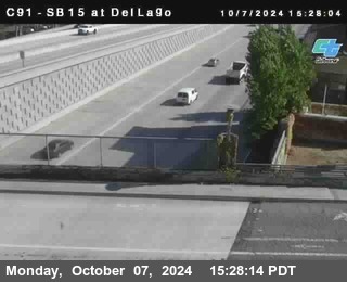 SB 15 at Del Lago bridge