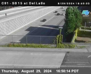 SB 15 at Del Lago bridge