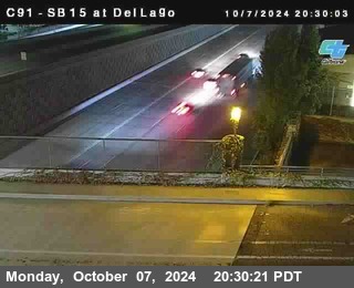 SB 15 at Del Lago bridge