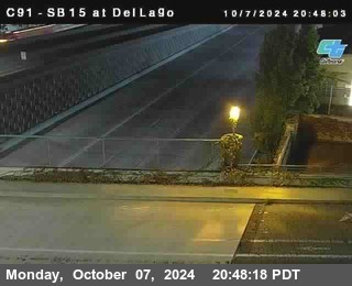 SB 15 at Del Lago bridge