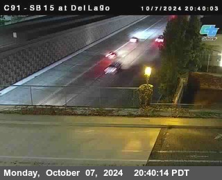 SB 15 at Del Lago bridge