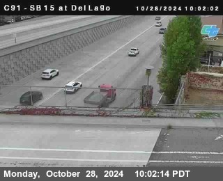 SB 15 at Del Lago bridge