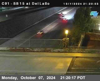 SB 15 at Del Lago bridge