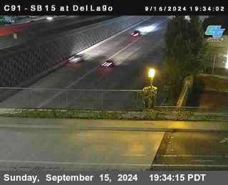 SB 15 at Del Lago bridge