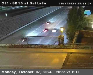 SB 15 at Del Lago bridge