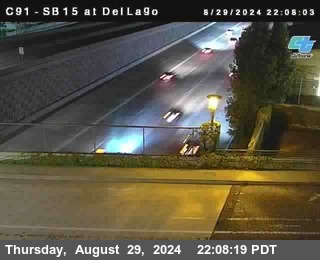 SB 15 at Del Lago bridge