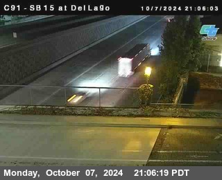 SB 15 at Del Lago bridge