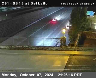 SB 15 at Del Lago bridge