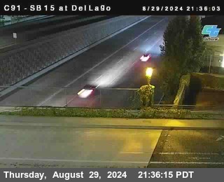 SB 15 at Del Lago bridge