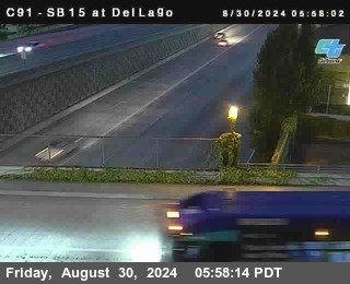 SB 15 at Del Lago bridge