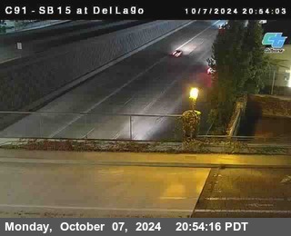 SB 15 at Del Lago bridge