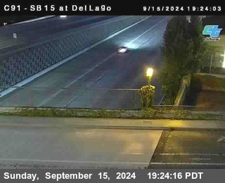 SB 15 at Del Lago bridge