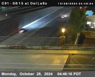 SB 15 at Del Lago bridge