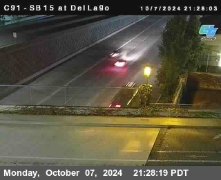 SB 15 at Del Lago bridge