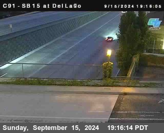 SB 15 at Del Lago bridge