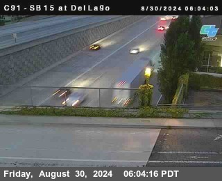 SB 15 at Del Lago bridge