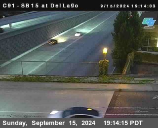 SB 15 at Del Lago bridge