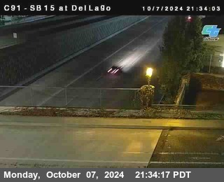 SB 15 at Del Lago bridge